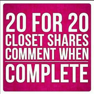 20 SHARES FROM YOU GETS 20 SHARES BACK FROM ME!!!!